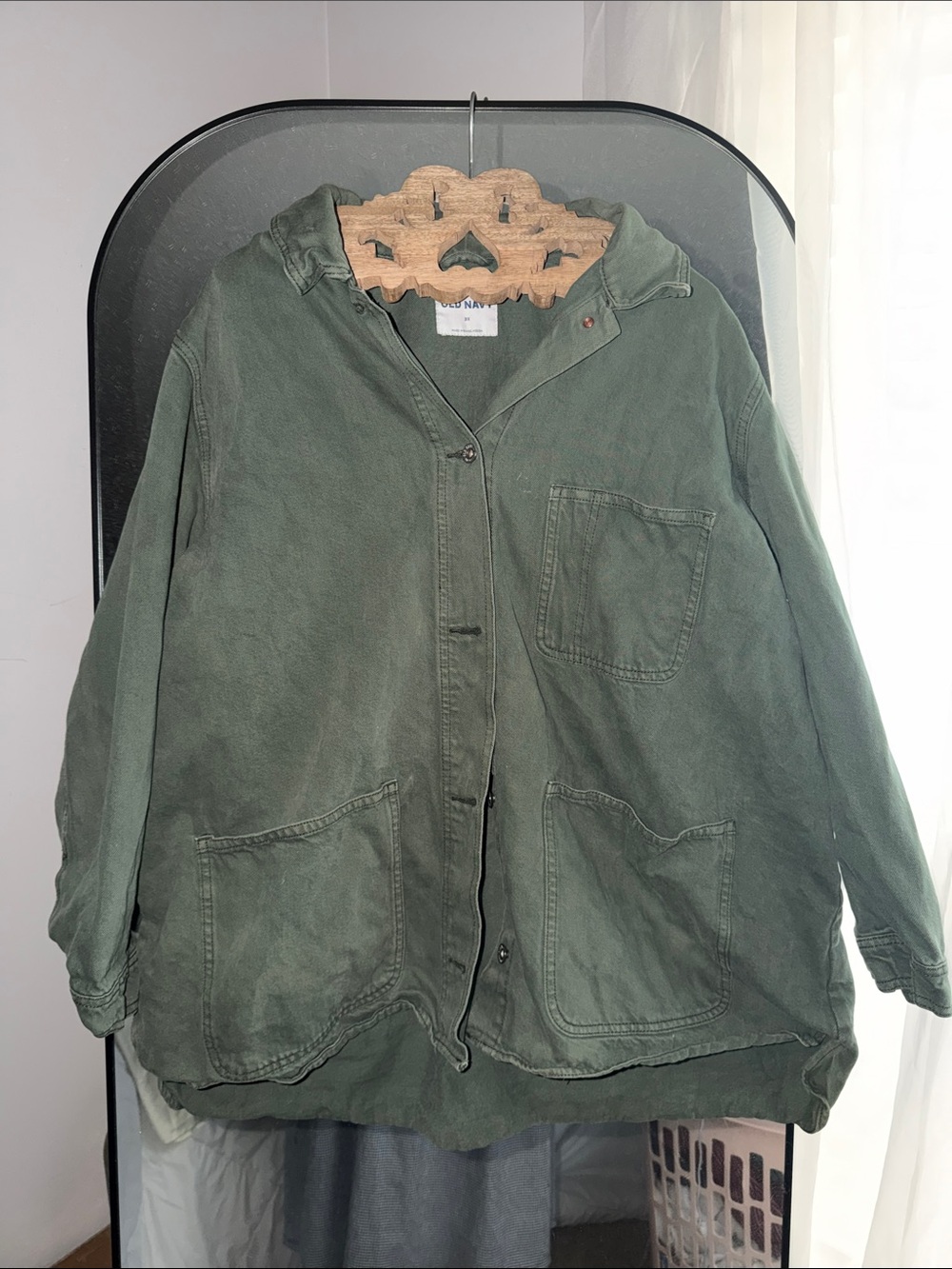 Classic Women's Olive Green Utility Jacket Old Navy